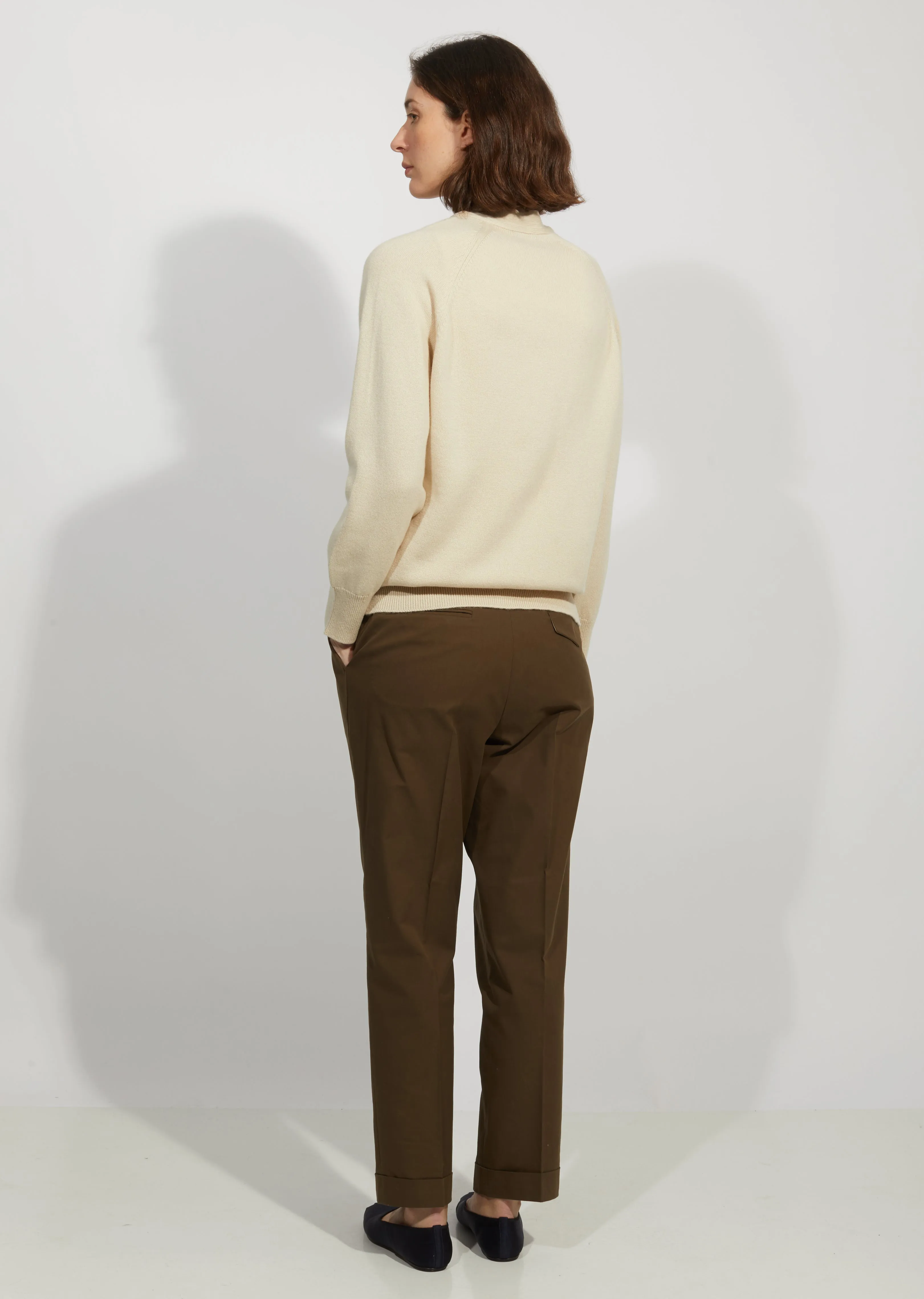 Cashmere & Cotton V-Neck Cardigan